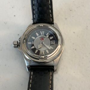 Invicta 10 Silver Watch with Black Strap